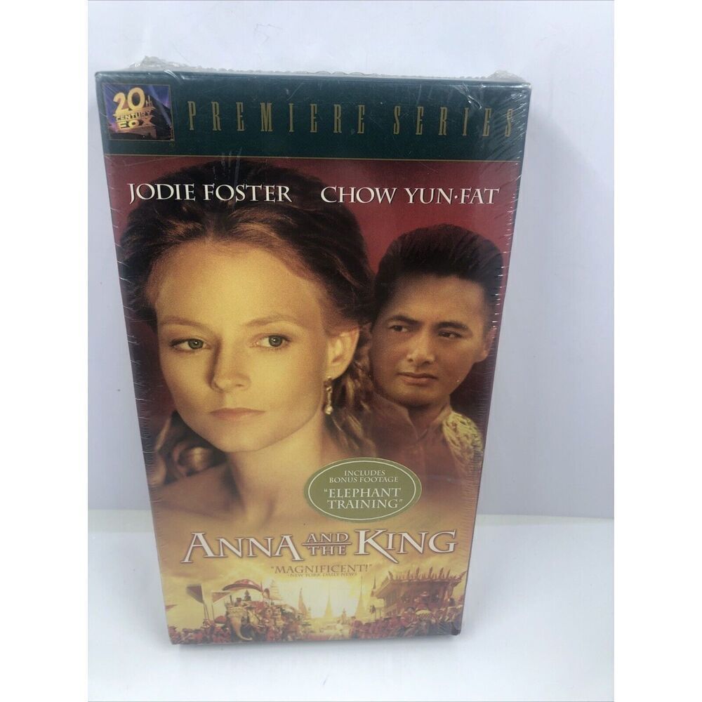 *Anna and the King (VHS, 2000, Premiere Series) SEALED, JODIE FOSTER
